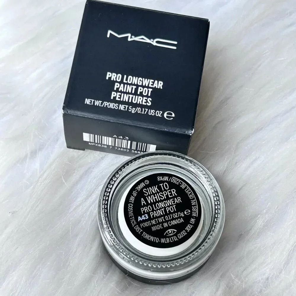 New Mac Pro Longwear Paint Pot Eyeshadow~Sink To A Whisper~Full size 5 g/0.17 oz - Picture 2 of 3